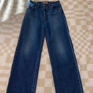 Levi’s ribcage straight ankle